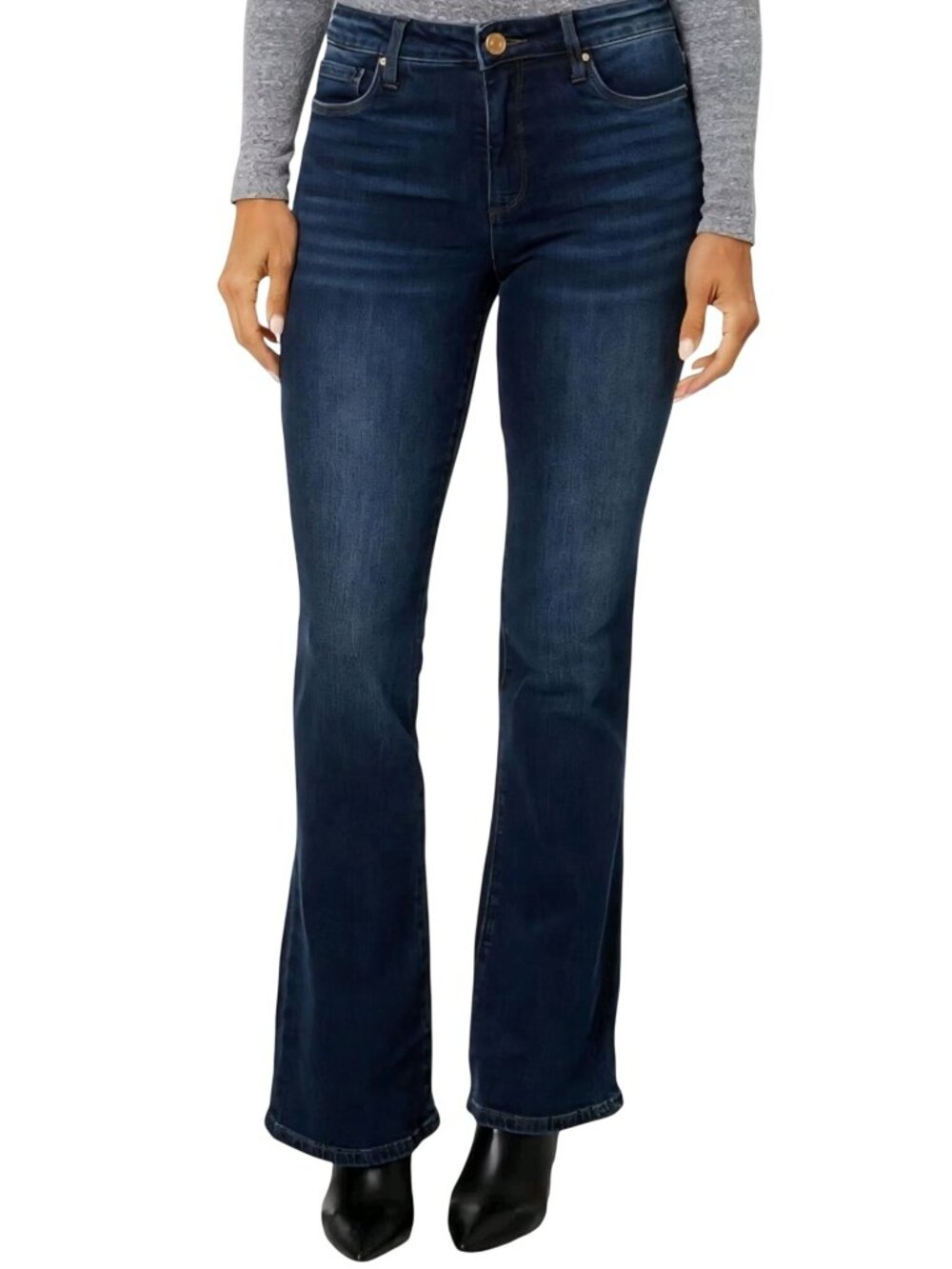 Kut From The Kloth Ana High Rise Fab Ab Flare Jeans Size 14